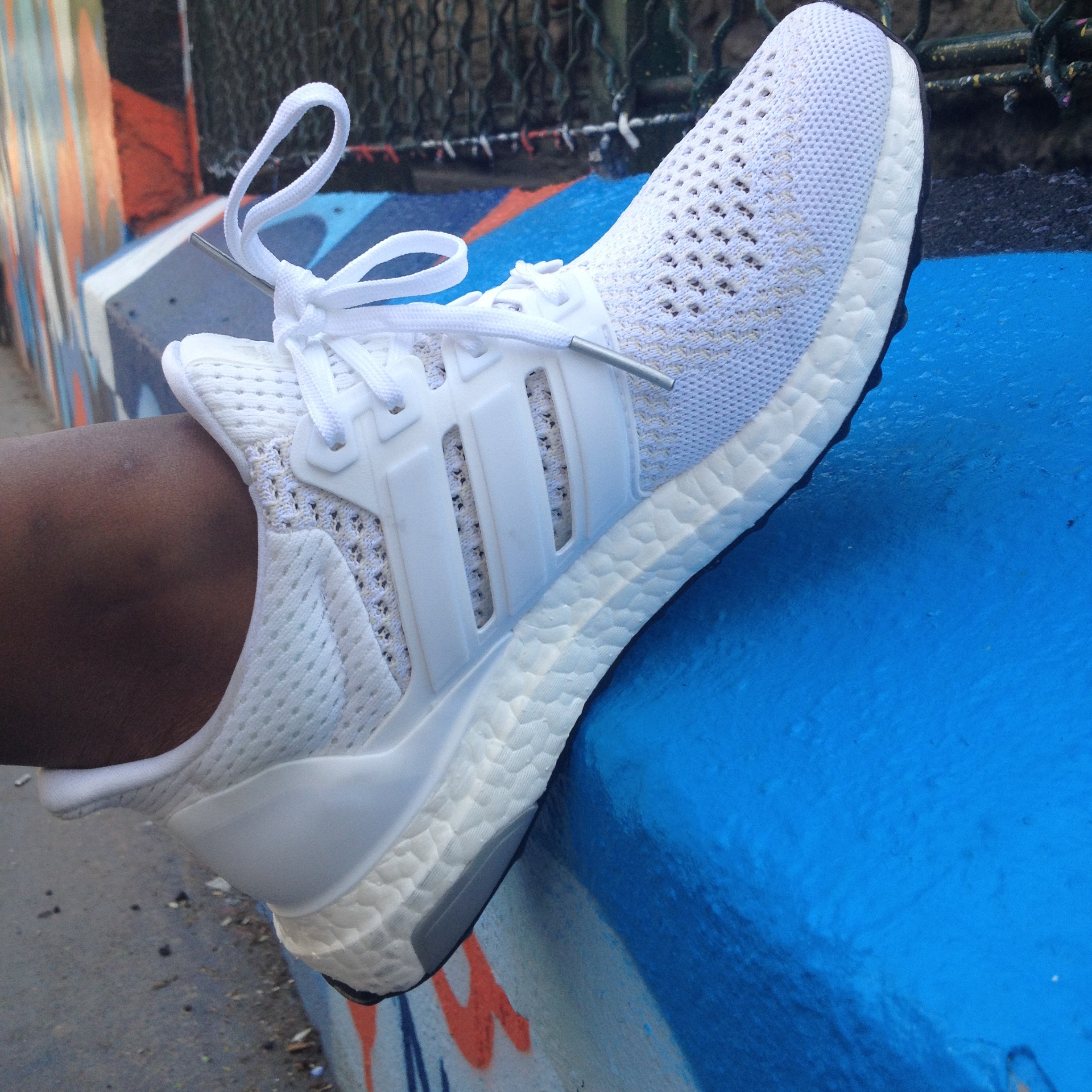 ultra boost adidas blanche